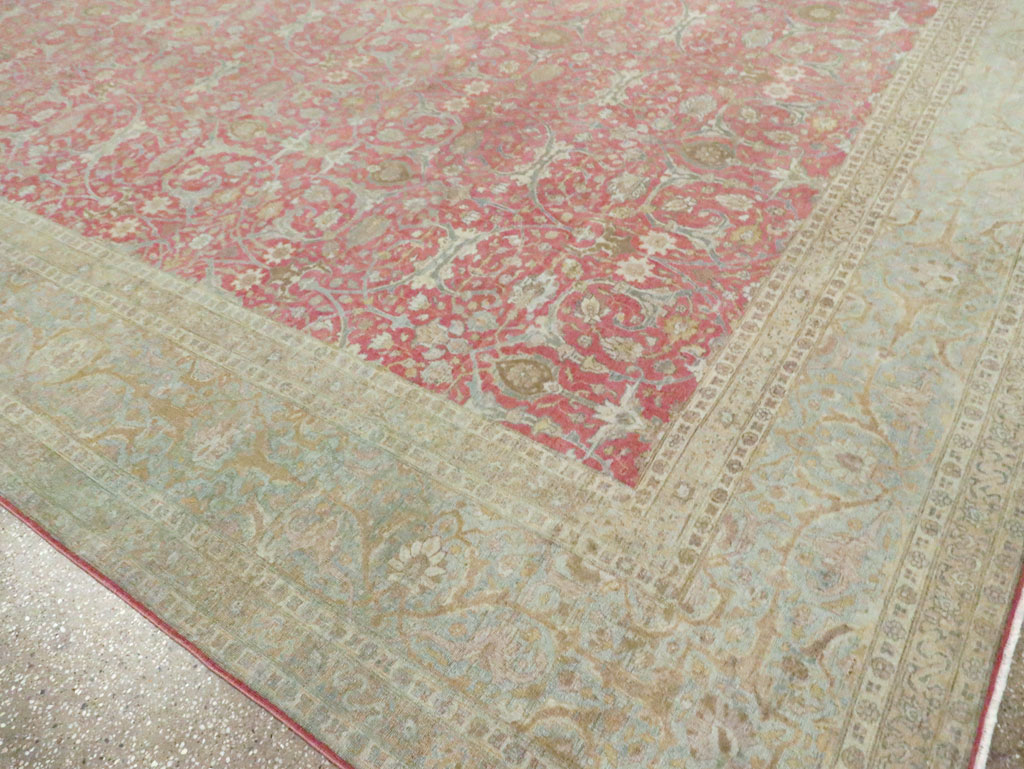 Antique Persian Tabriz Carpet, No.23943 - Galerie Shabab