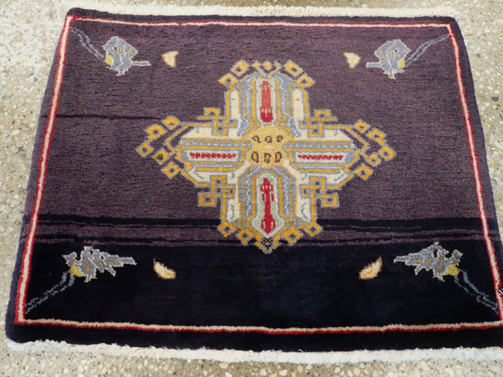 Vintage Persian Kashan Rug (Pair: 1 of 2), No.23949 - Galerie Shabab