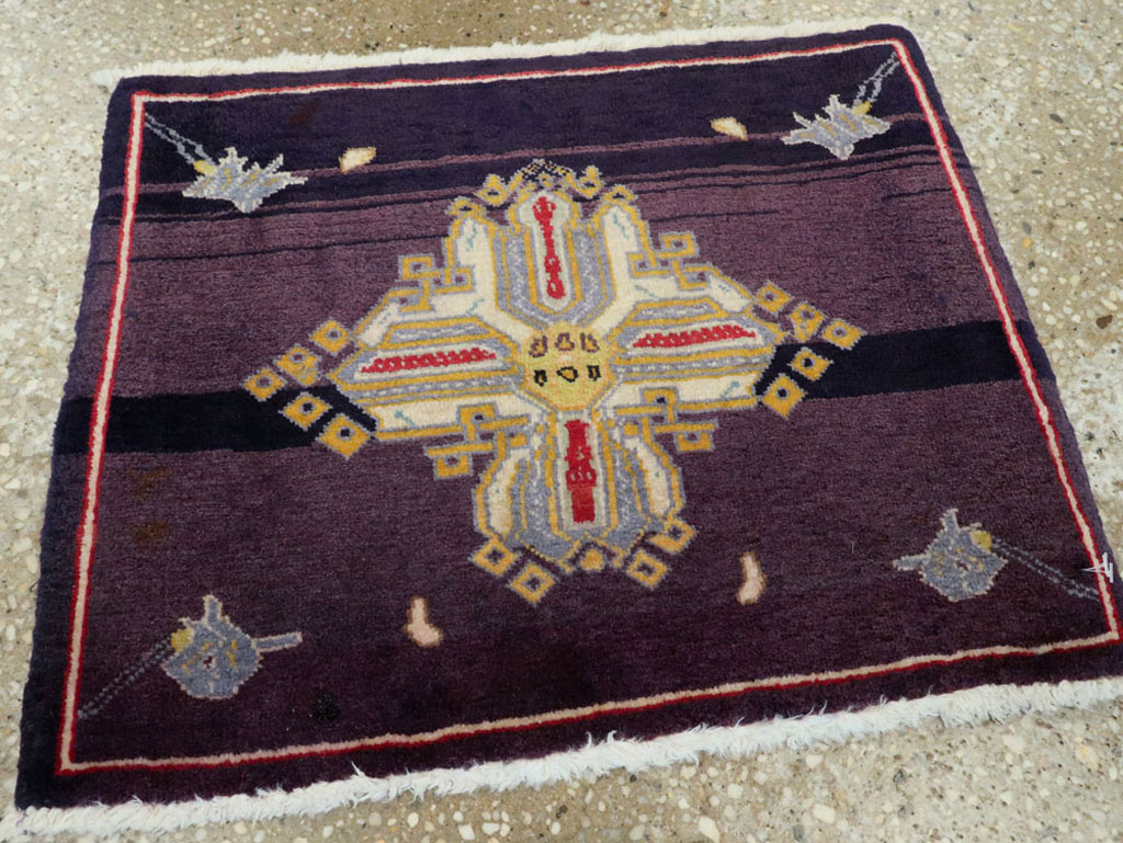 Vintage Persian Kashan Rug (Pair: 2 of 2), No.23950 - Galerie Shabab