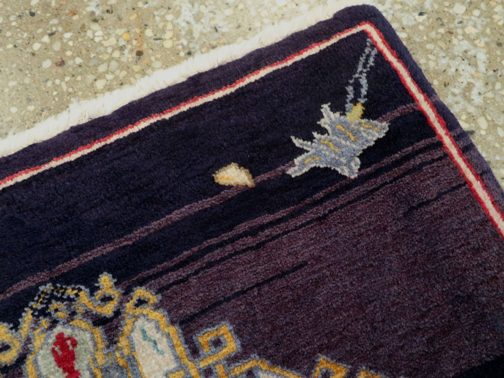 Vintage Persian Kashan Rug (Pair: 2 of 2), No.23950 - Galerie Shabab