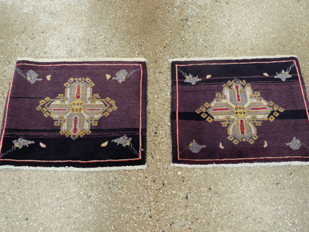 Vintage Persian Kashan Rug (Pair: 2 of 2), No.23950 - Galerie Shabab