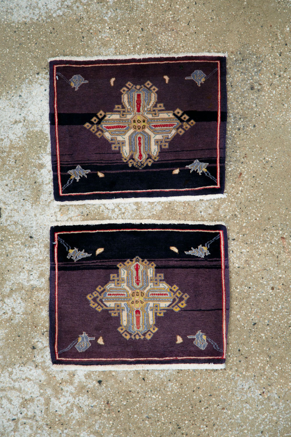 Vintage Persian Kashan Rug (Pair: 2 of 2), No.23950 - Galerie Shabab