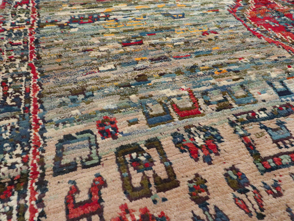 Vintage Persian Gabbeh Square Rug, No.23955 - Galerie Shabab