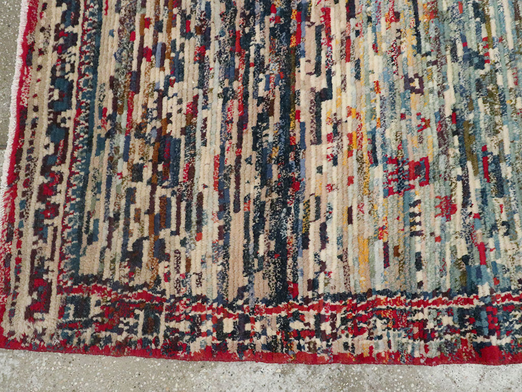 Vintage Persian Gabbeh Square Rug, No.23955 - Galerie Shabab