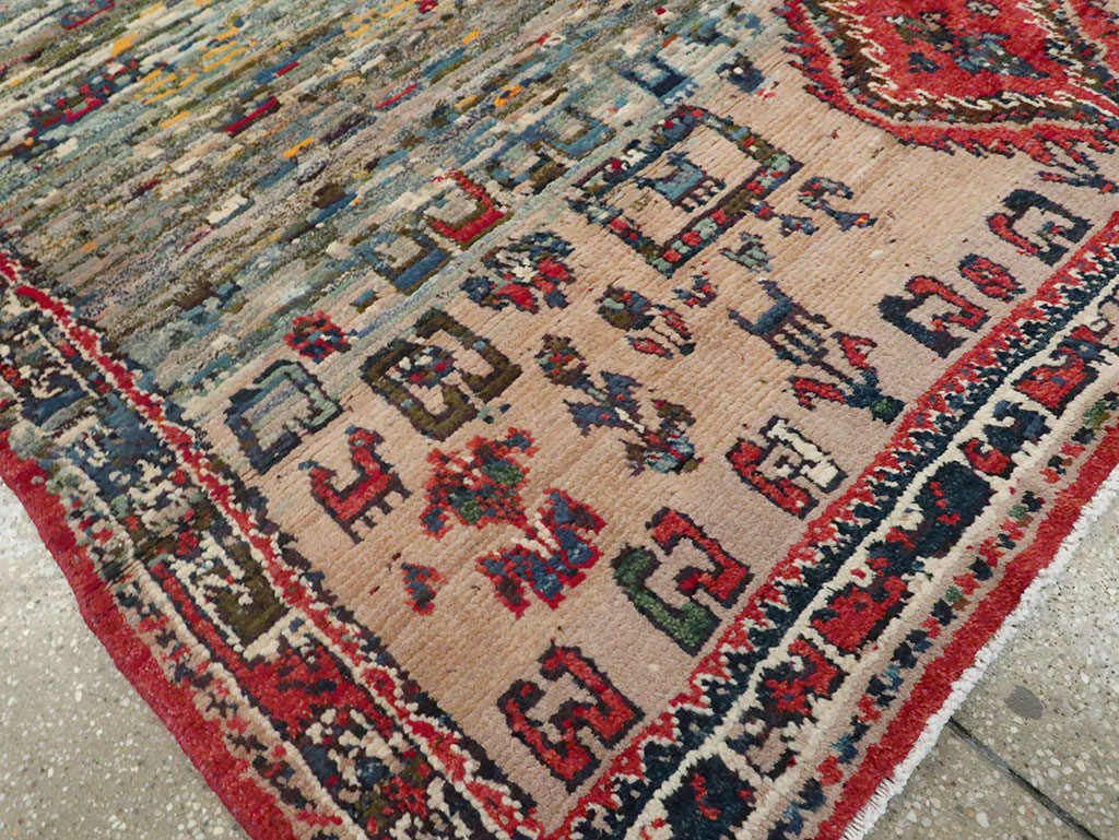 Vintage Persian Gabbeh Square Rug, No.23955 - Galerie Shabab