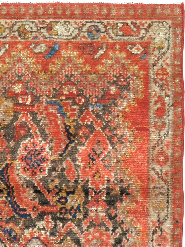 Antique Persian Malayer Square Rug (Pair: 1 of 2), No.23959 - Galerie Shabab