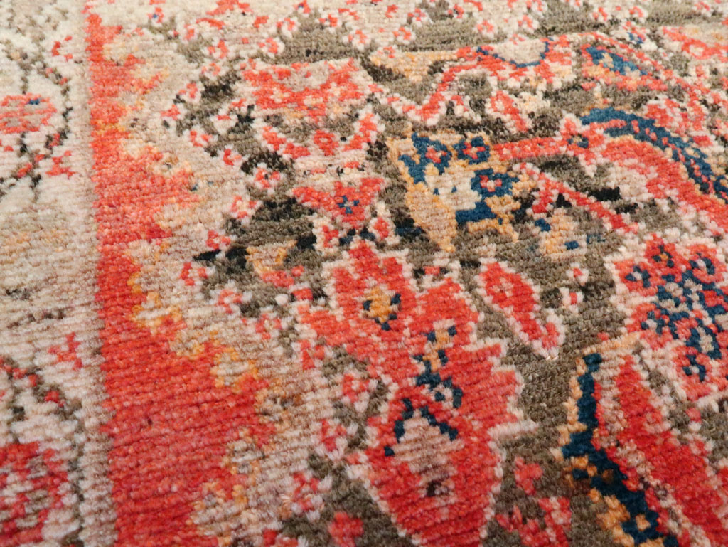 Antique Persian Malayer Square Rug (Pair: 1 of 2), No.23959 - Galerie Shabab