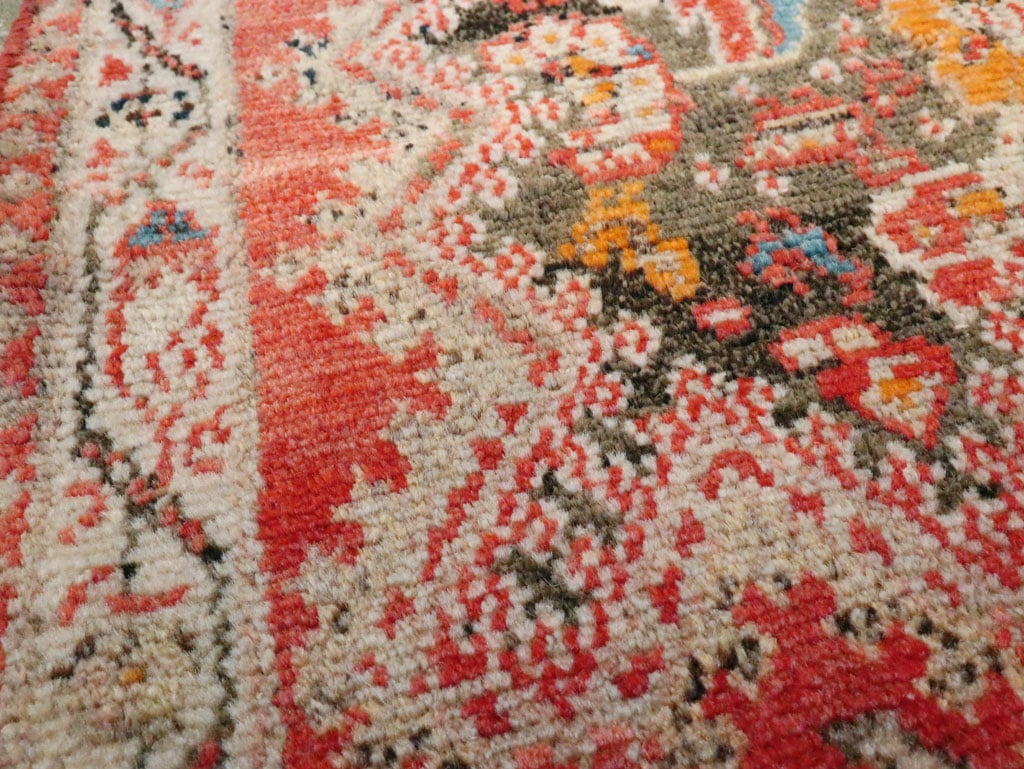Antique Persian Malayer Square Rug (Pair: 2 of 2), No.23960 - Galerie Shabab