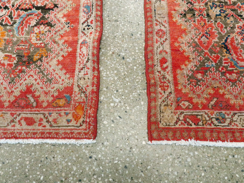 Antique Persian Malayer Square Rug (Pair: 2 of 2), No.23960 - Galerie Shabab