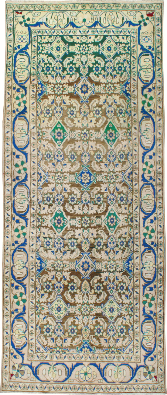 Vintage Persian Malayer Gallery Carpet, No.23961 - Galerie Shabab