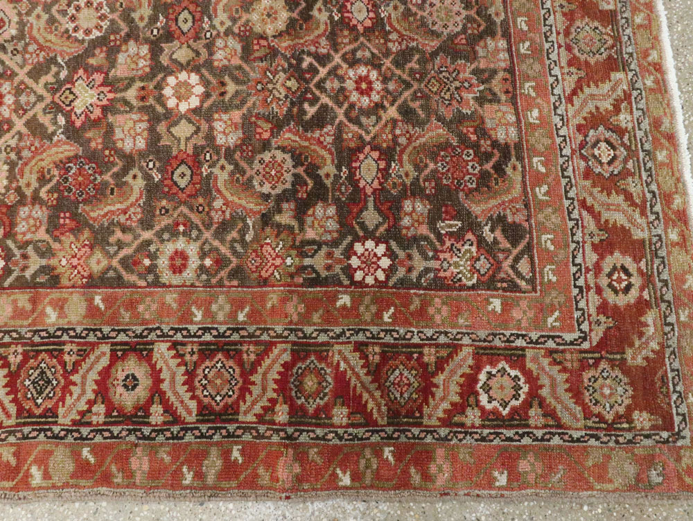 Antique Persian Malayer Gallery Carpet, No.23963 - Galerie Shabab