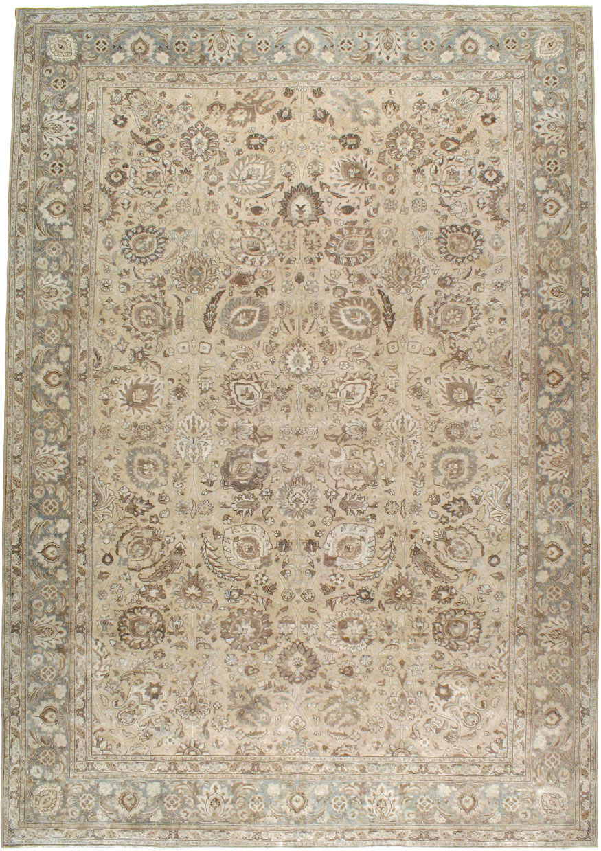 Antique Persian Tabriz Carpet, No.23968 - Galerie Shabab