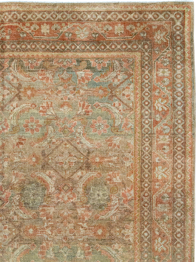 Antique Persian Mahal Gallery Carpet, No.23969 - Galerie Shabab