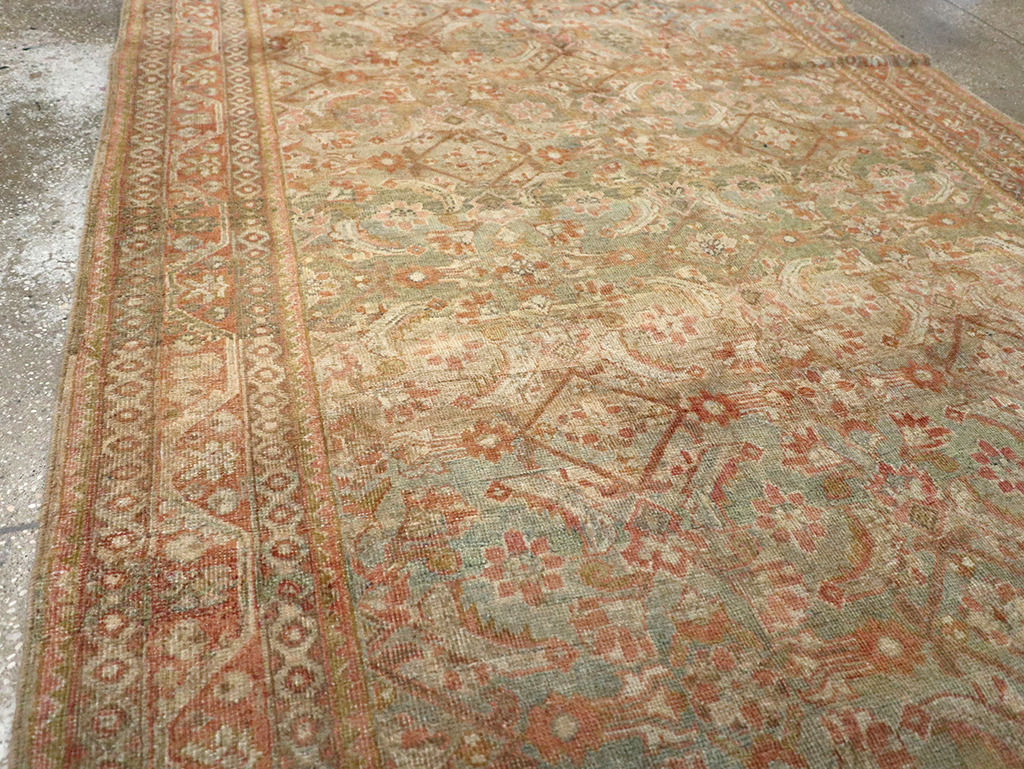 Antique Persian Mahal Gallery Carpet, No.23969 - Galerie Shabab