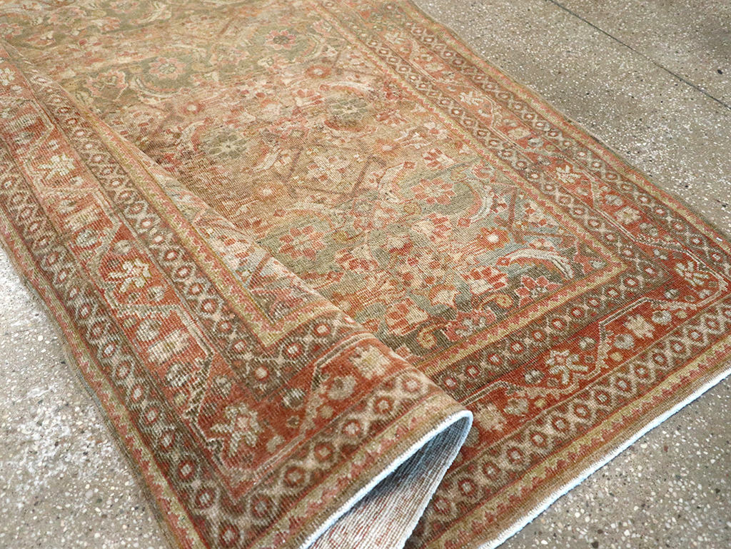 Antique Persian Mahal Gallery Carpet, No.23969 - Galerie Shabab