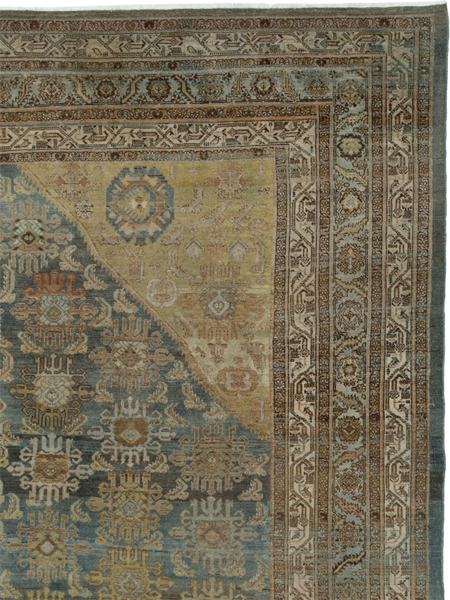 Antique Malayer Square Carpet, No.23982 - Galerie Shabab