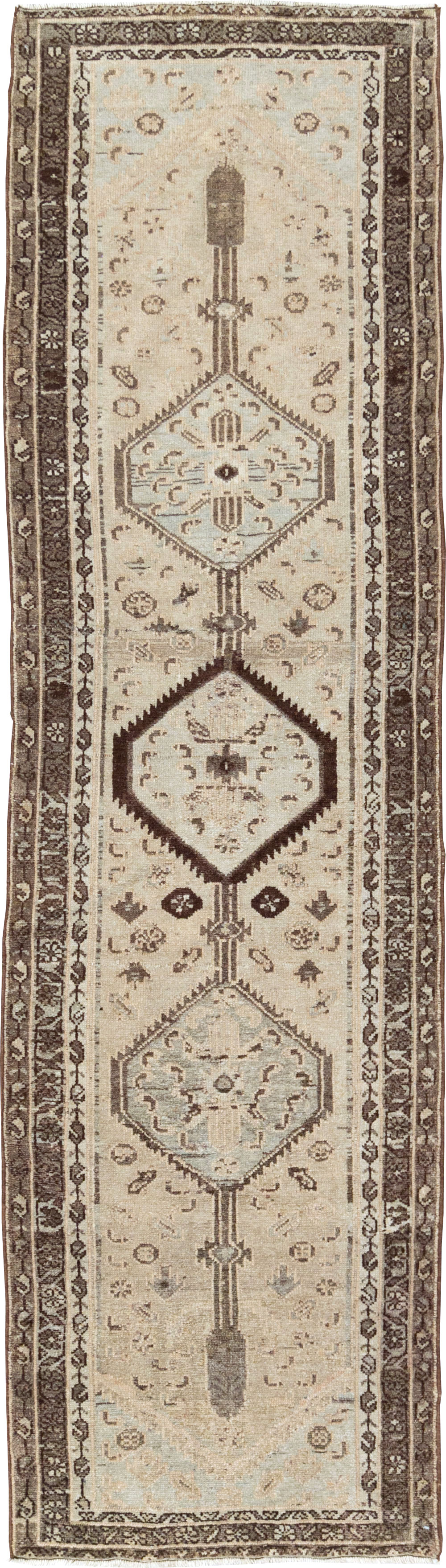 Vintage Persian Malayer Runner, No.23987 - Galerie Shabab