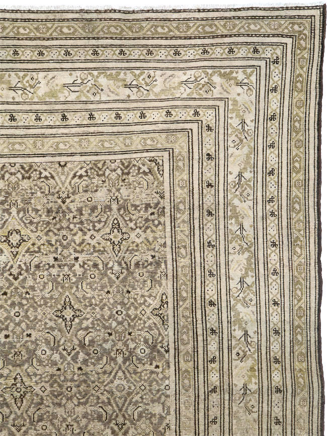 Antique Persian Malayer Gallery Carpet, No.24000 - Galerie Shabab