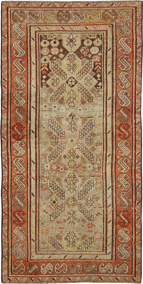 Antique Caucasian Kazak Rug, No.24003 - Galerie Shabab