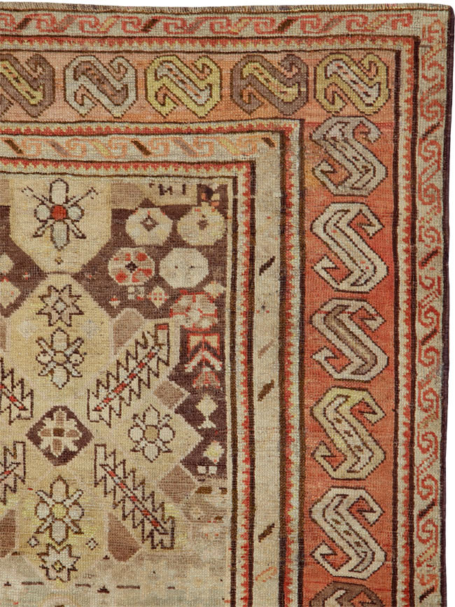 Antique Caucasian Kazak Rug, No.24003 - Galerie Shabab