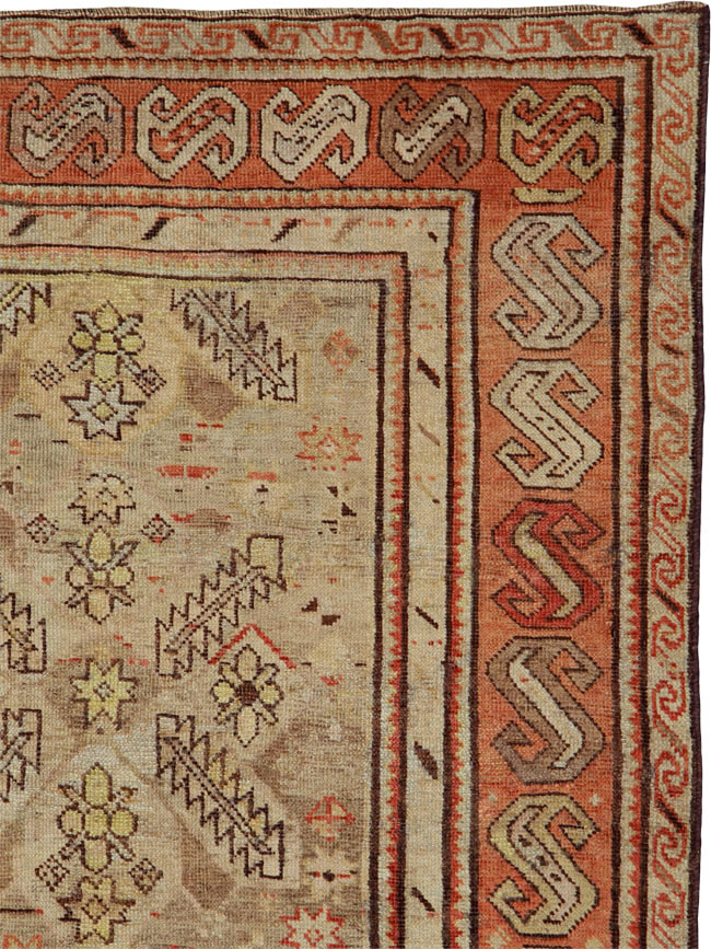 Antique Caucasian Kazak Rug, No.24003 - Galerie Shabab