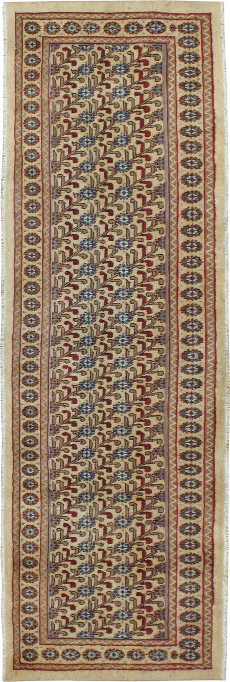 Vintage Persian Mashad Runner (Pair: 1 of 2), No.24006 - Galerie Shabab