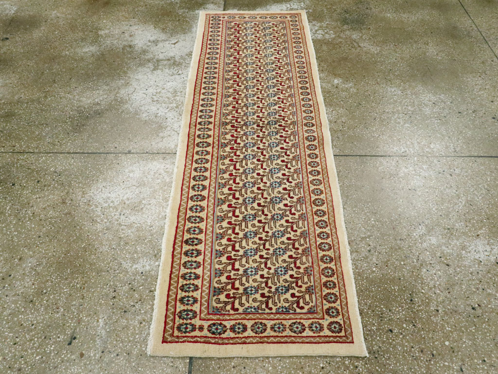 Vintage Persian Mashad Runner (Pair: 1 of 2), No.24006 - Galerie Shabab