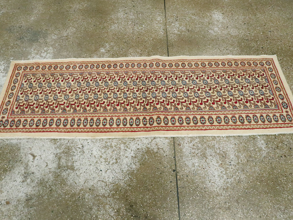 Vintage Persian Mashad Runner (Pair: 1 of 2), No.24006 - Galerie Shabab