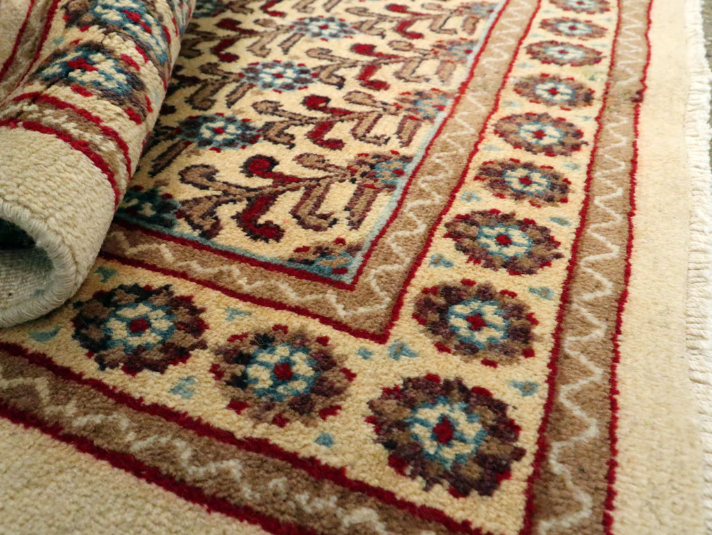 Vintage Persian Mashad Runner (Pair: 1 of 2), No.24006 - Galerie Shabab