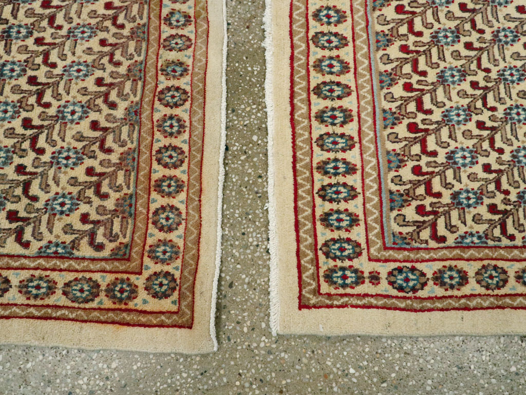 Vintage Persian Mashad Runner (Pair: 2 of 2), No.24007 - Galerie Shabab
