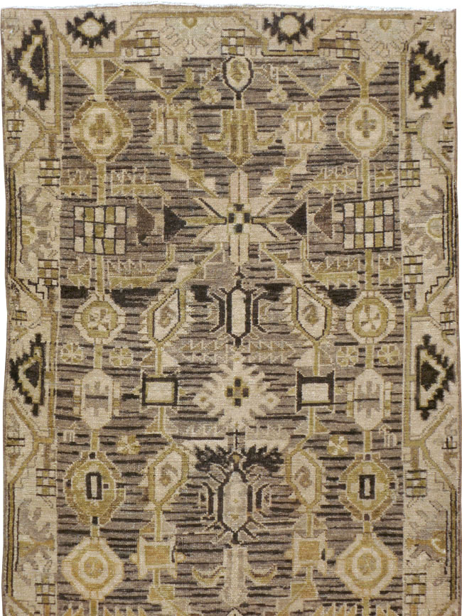 Vintage Persian Malayer Runner, No.24008 - Galerie Shabab