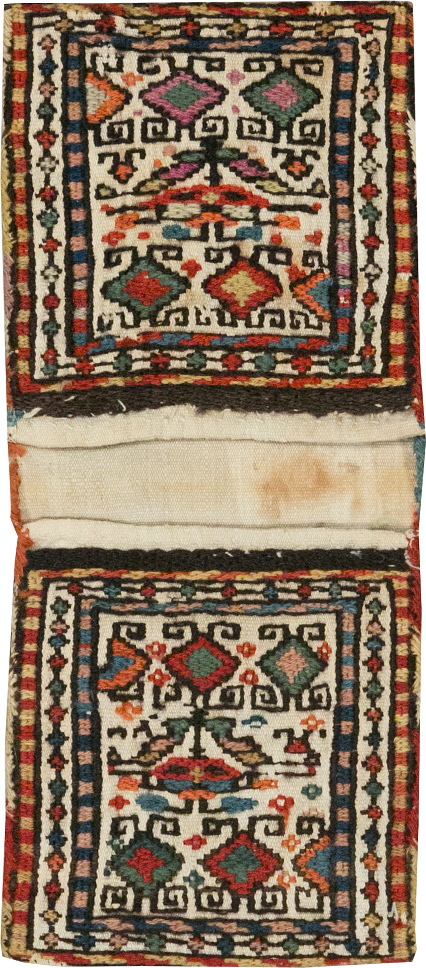 Vintage Persian Kilim Saddlebag (Khorjin), No.24014 - Galerie Shabab