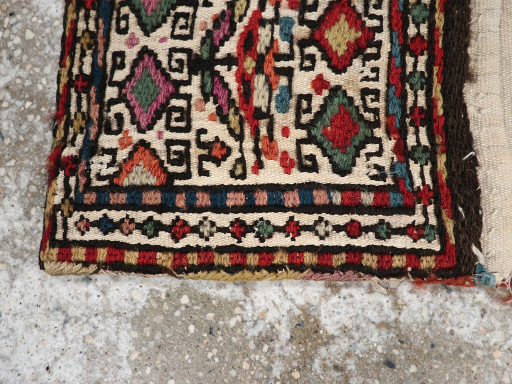 Vintage Persian Kilim Saddlebag (Khorjin), No.24014 - Galerie Shabab