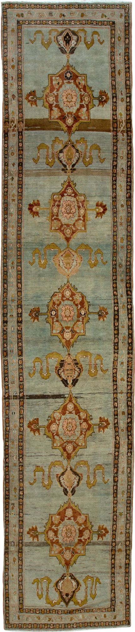 Antique Malayer Persian Runner, No.24016 - Galerie Shabab