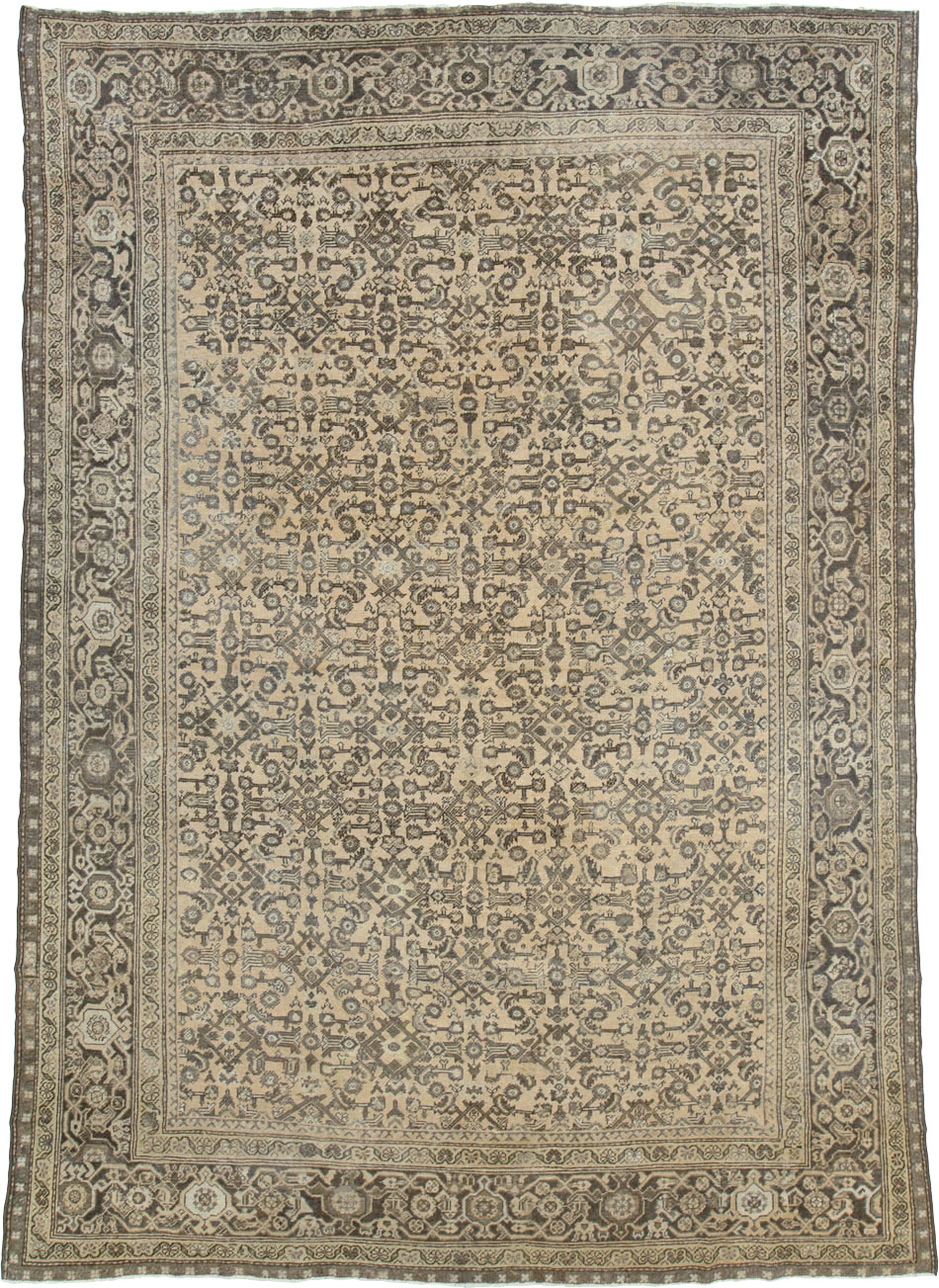 Antique Perisan Mahal Carpet, No.24017 - Galerie Shabab