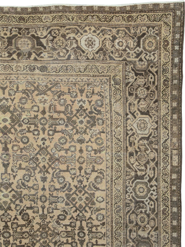 Antique Perisan Mahal Carpet, No.24017 - Galerie Shabab
