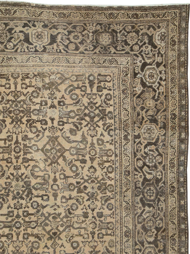 Antique Perisan Mahal Carpet, No.24017 - Galerie Shabab