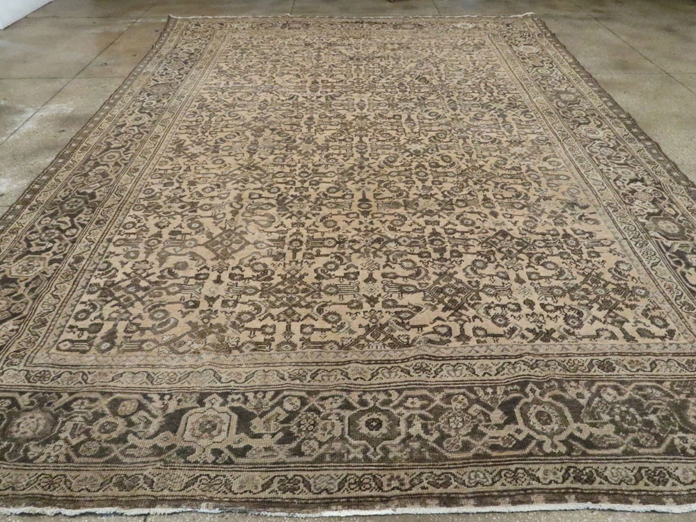 Antique Perisan Mahal Carpet, No.24017 - Galerie Shabab