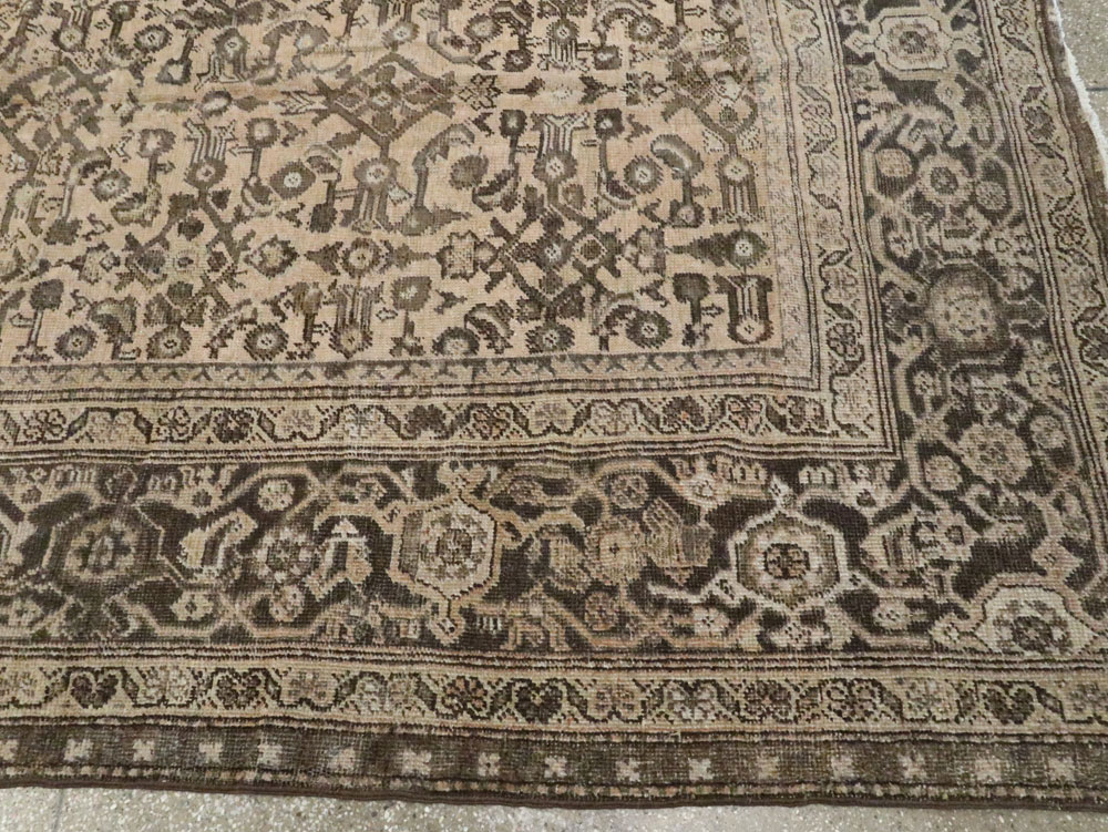 Antique Perisan Mahal Carpet, No.24017 - Galerie Shabab