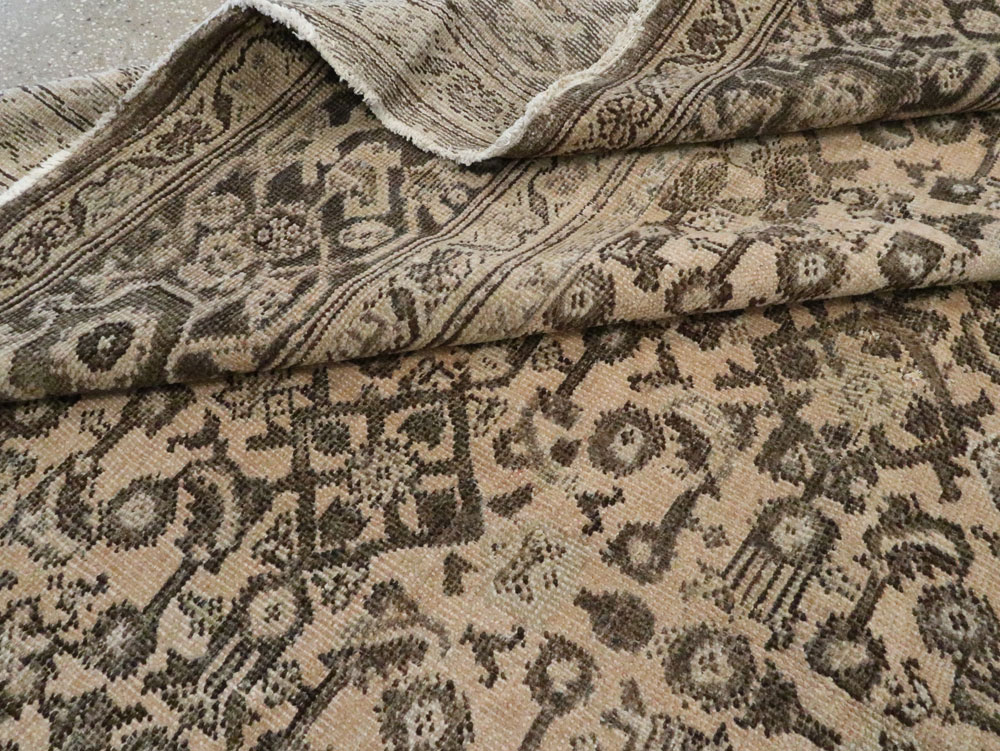Antique Perisan Mahal Carpet, No.24017 - Galerie Shabab