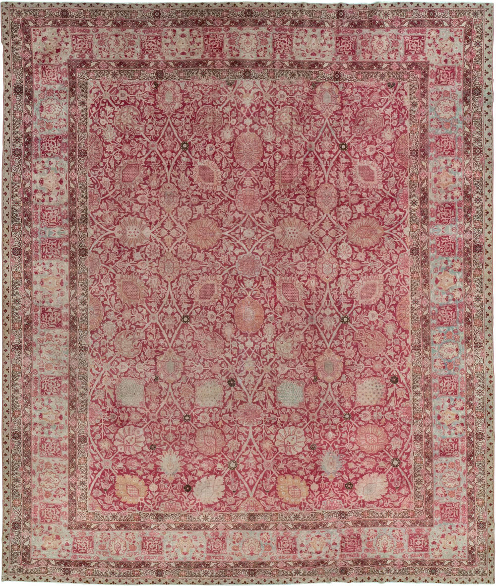 Antique Persian Tabriz Large Room Size Carpet, No.24018 - Galerie Shabab
