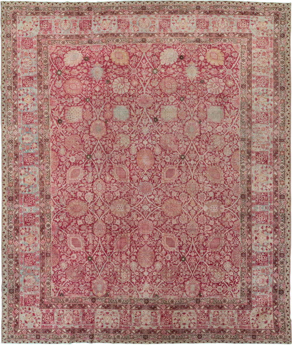 Antique Persian Tabriz Large Room Size Carpet, No.24018 - Galerie Shabab