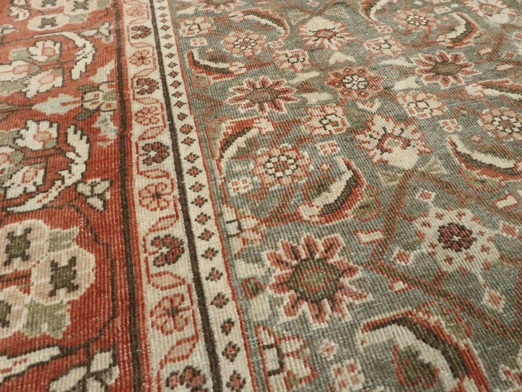 Antique Persian Mahal Gallery Carpet, No.24019 - Galerie Shabab