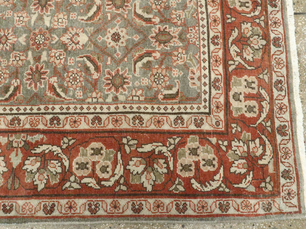 Antique Persian Mahal Gallery Carpet, No.24019 - Galerie Shabab