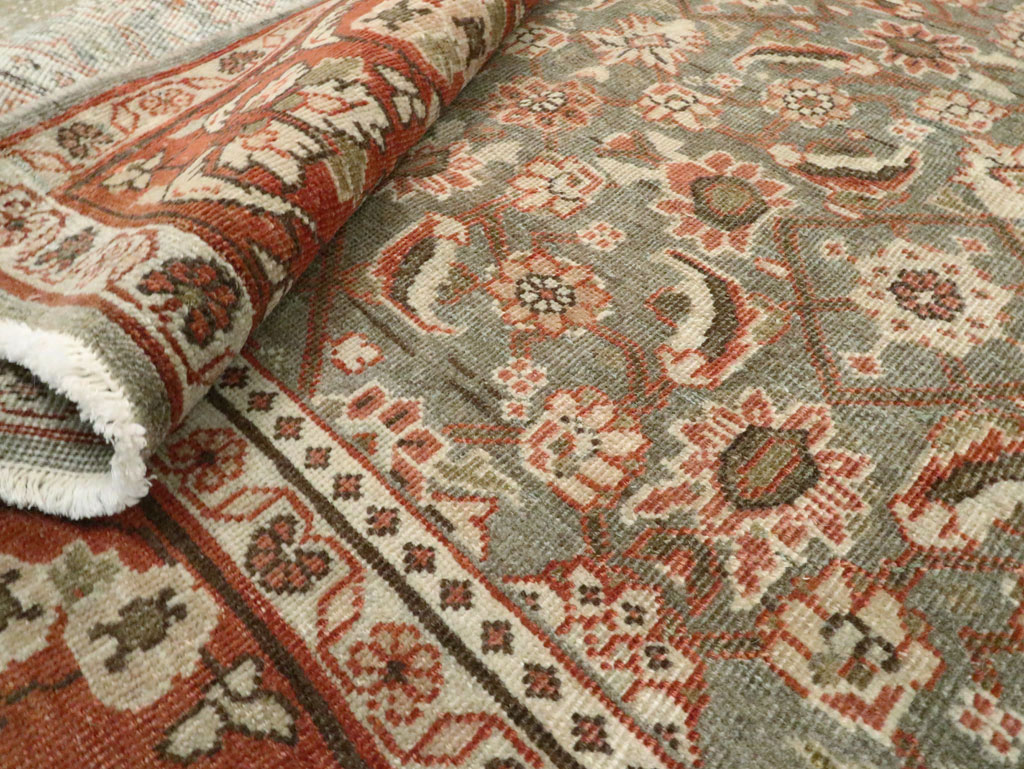 Antique Persian Mahal Gallery Carpet, No.24019 - Galerie Shabab