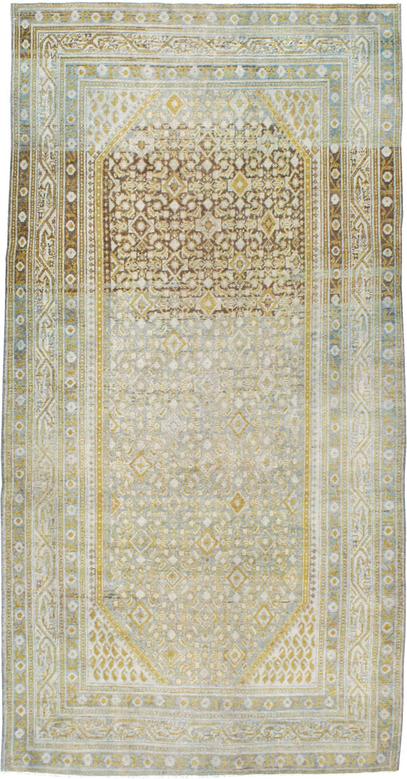 Vintage Persian Malayer Gallery Carpet, No.24022 - Galerie Shabab