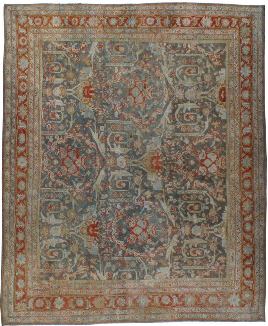 Antique Persian Mahal Carpet, No.24023 - Galerie Shabab