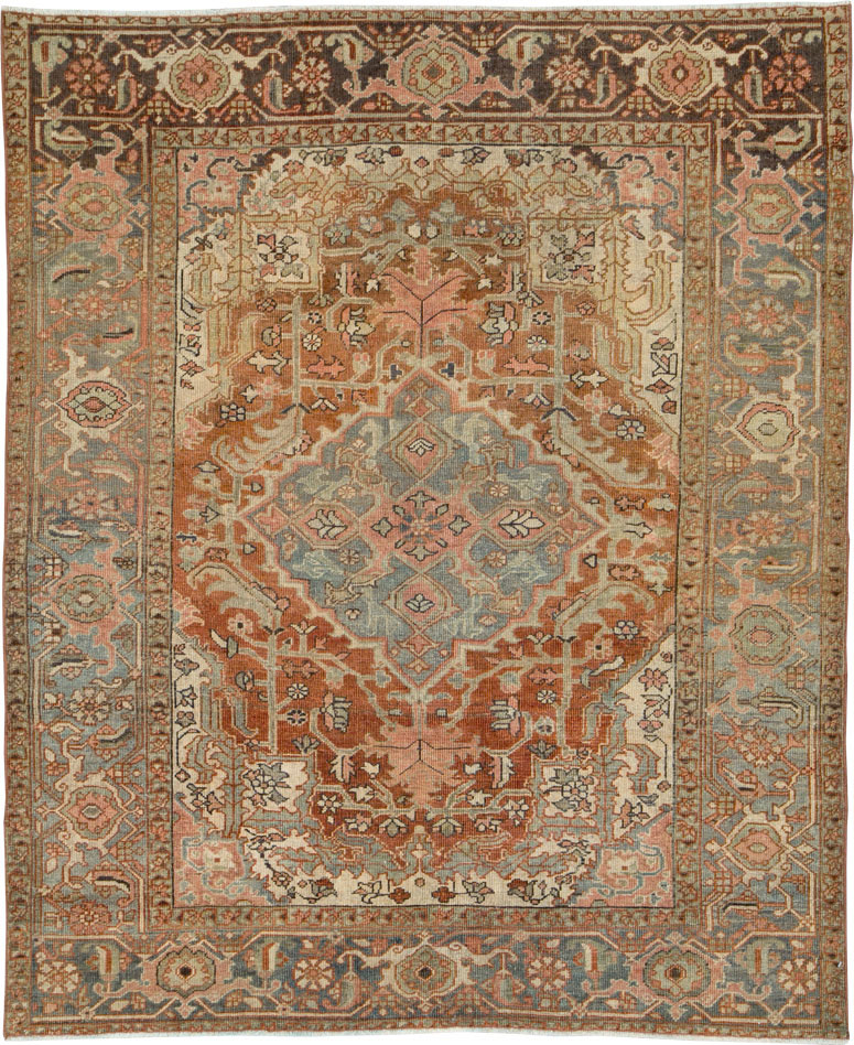 Antique Persian Heriz Rug, No.24026 - Galerie Shabab