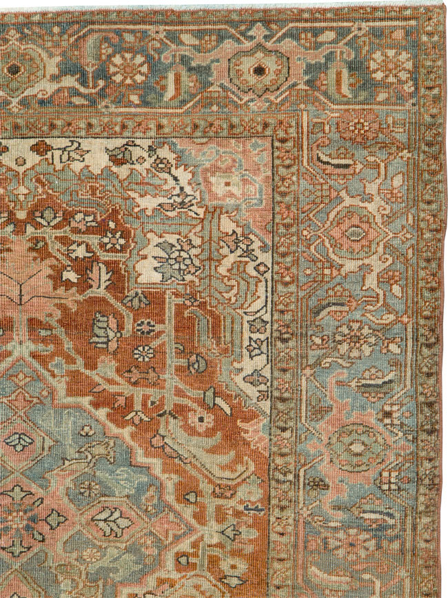 Antique Persian Heriz Rug, No.24026 - Galerie Shabab