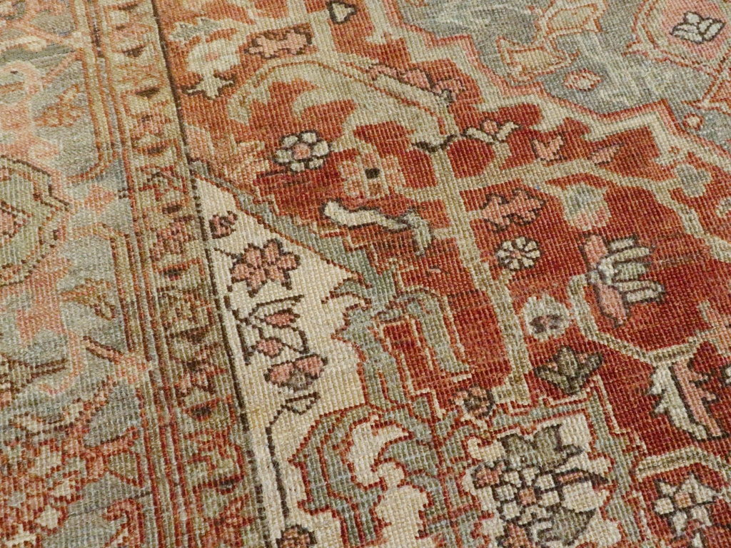 Antique Persian Heriz Rug, No.24026 - Galerie Shabab